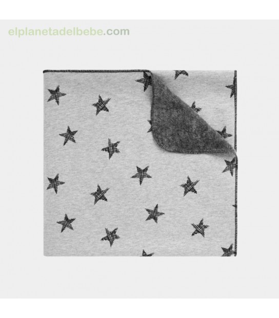 Bimbidreams Bajera 70 x 140 Termocontrol Gris con Estrellas.