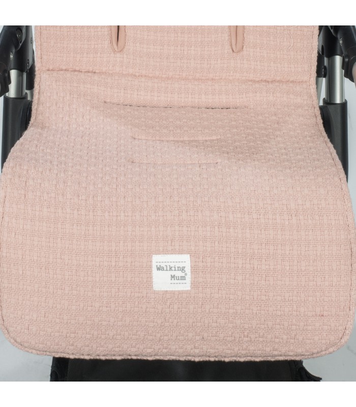 Colchoneta para Silla de Paseo Vichi Negro de Azul&Rosa - Sueños de Bebé